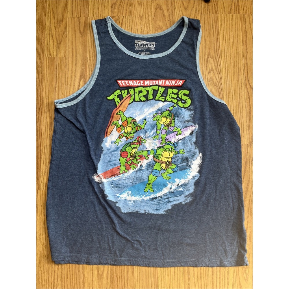 Teenage  ninja turtles tank top men Size Large Sz L